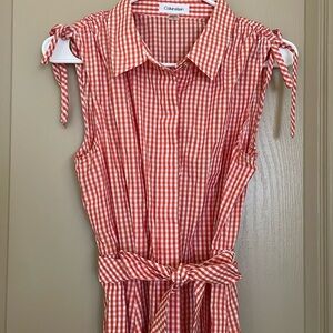 Calvin Klein gingham dress